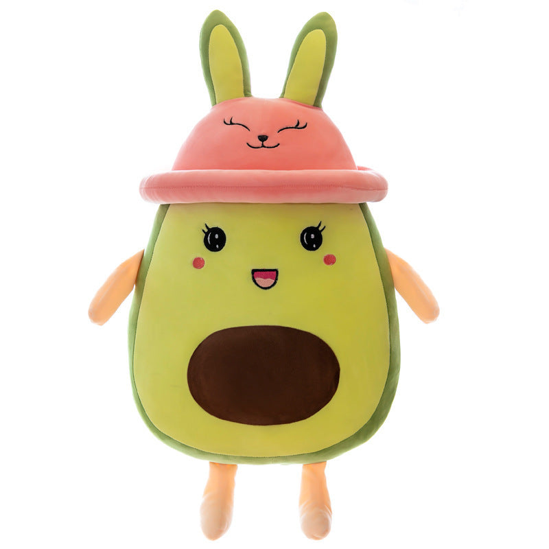 Creative Avocado Bunny Pillow Plush Toy Doll Girl Birthday Gift