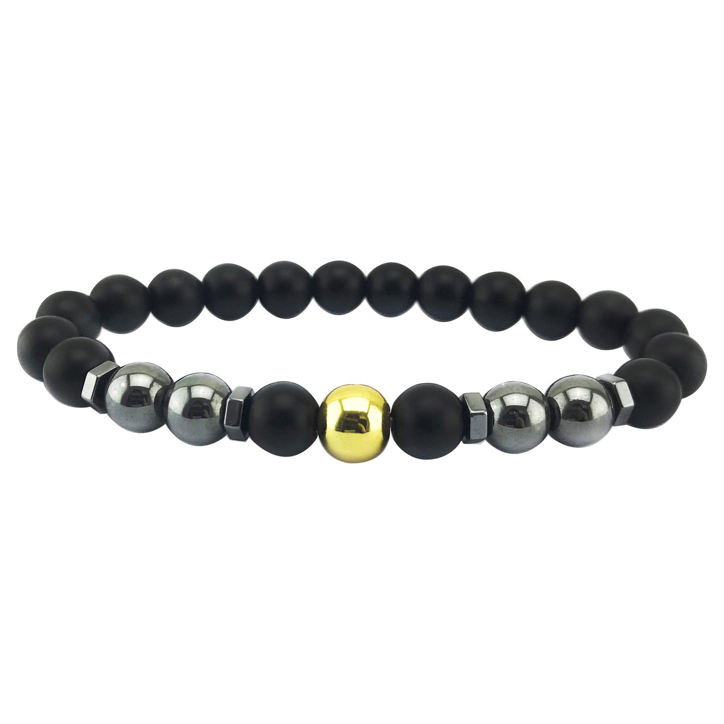 Natural Black Hematite Tiger Eye Beaded Bracelets Men For Magnetic Health Protection Women Jewelry
