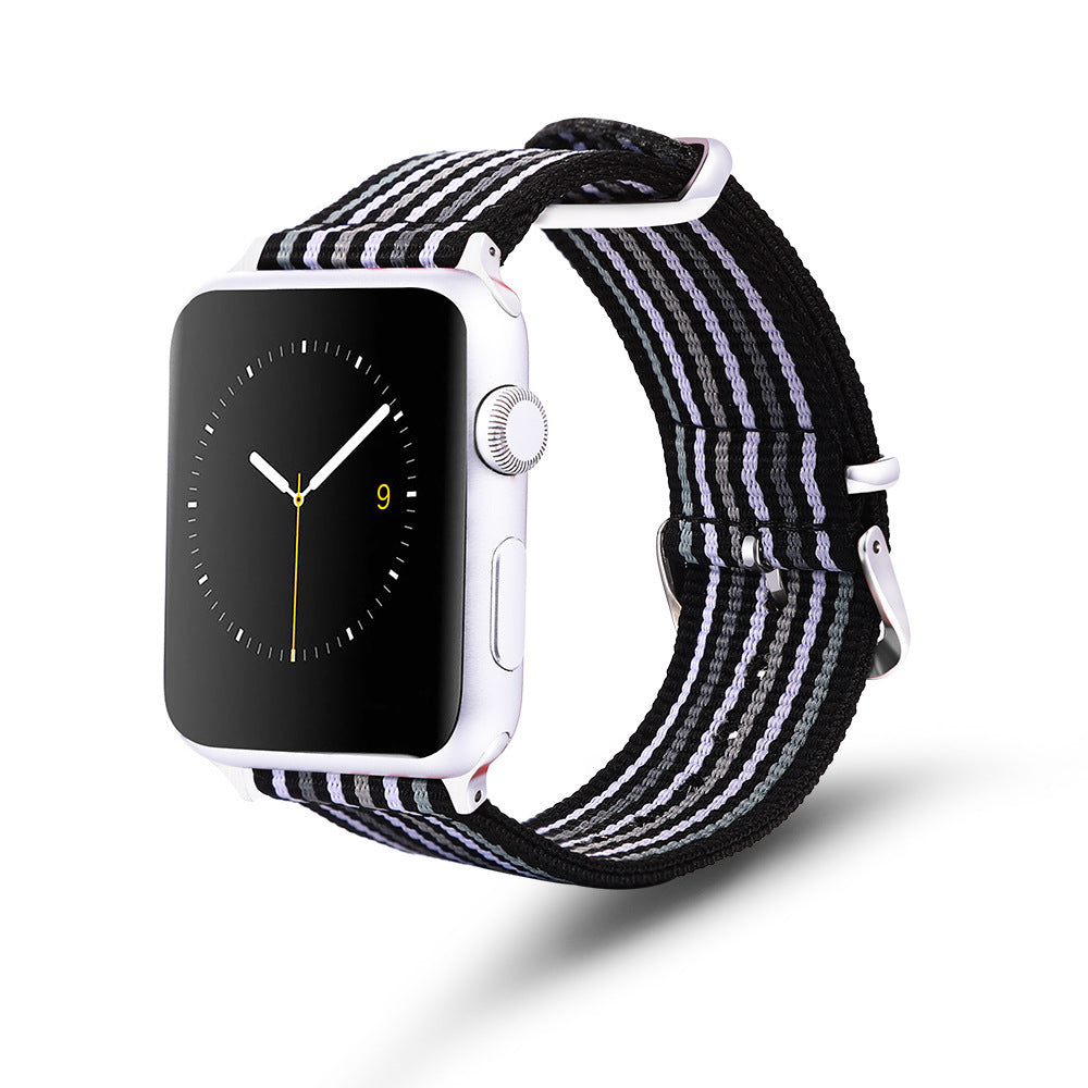 Compatible with Apple, Suitable For Apple Watch Nylon Strap IWatch6 Generation New Apple Nylon Strap