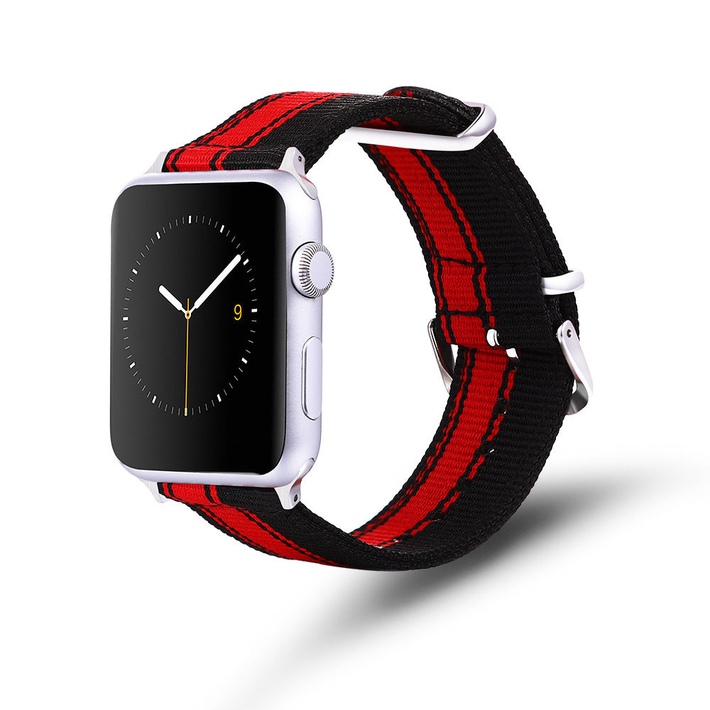 Compatible with Apple, Suitable For Apple Watch Nylon Strap IWatch6 Generation New Apple Nylon Strap