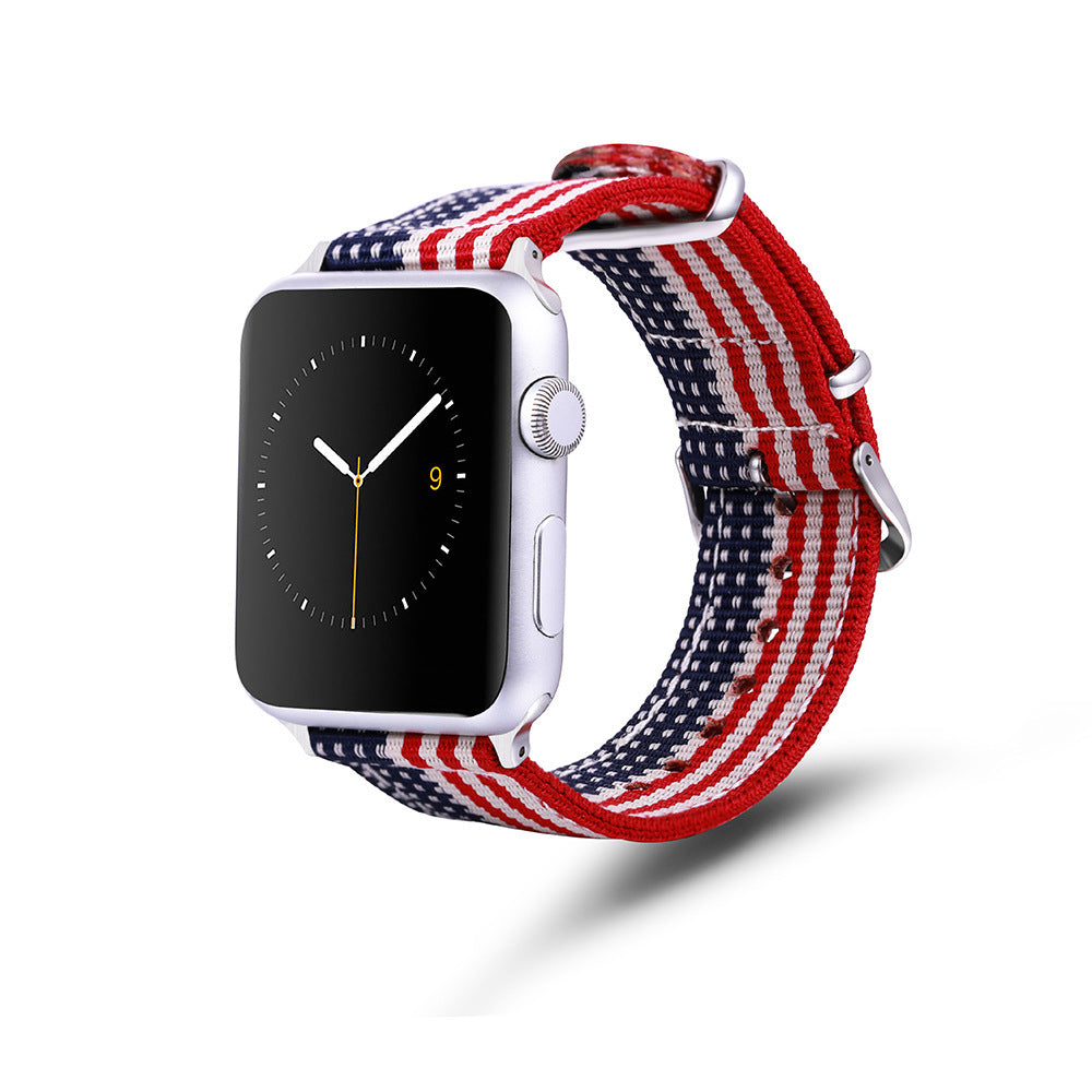 Compatible with Apple, Suitable For Apple Watch Nylon Strap IWatch6 Generation New Apple Nylon Strap