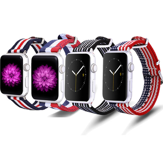 Compatible with Apple, Suitable For Apple Watch Nylon Strap IWatch6 Generation New Apple Nylon Strap