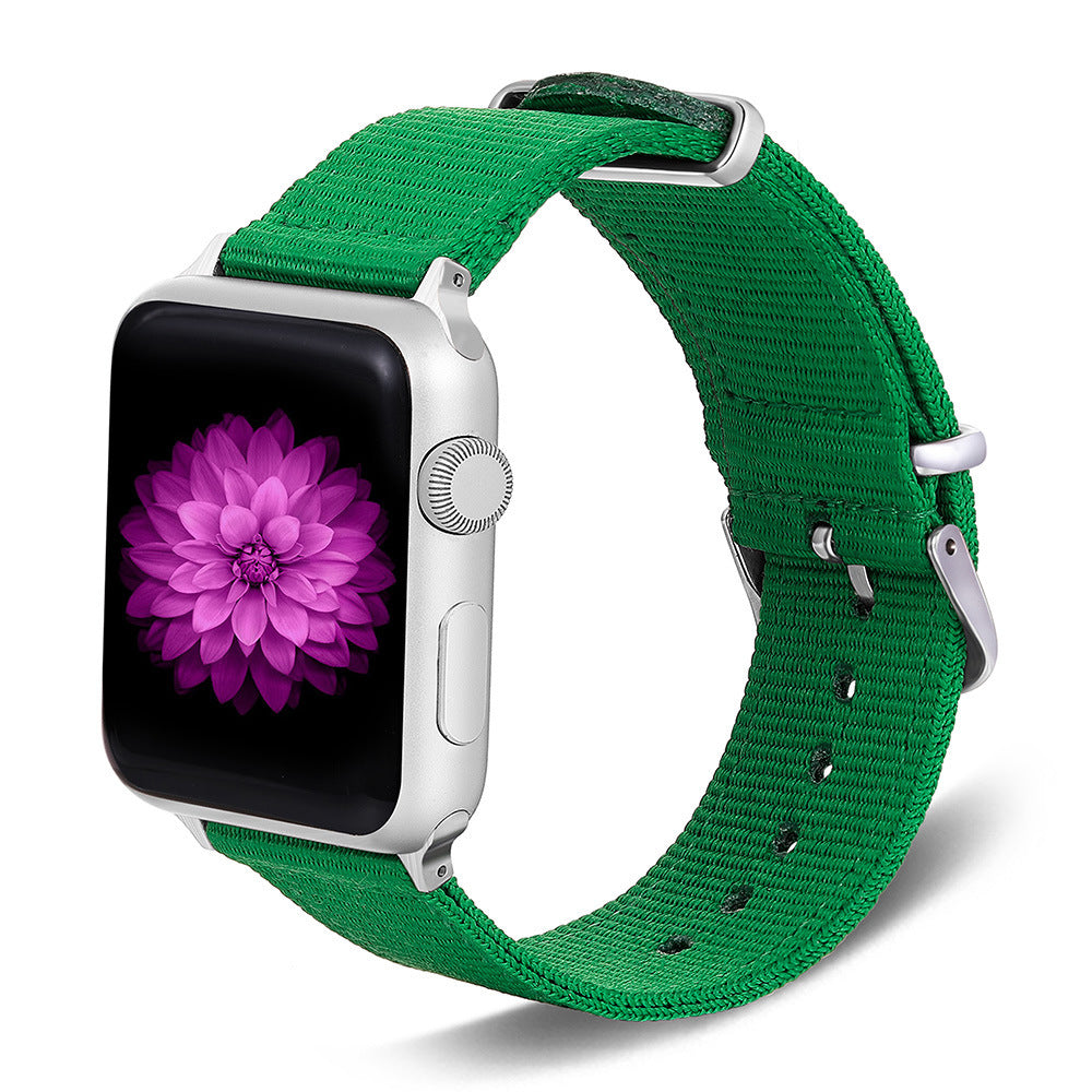 Compatible with Apple, Suitable For Apple Watch Nylon Strap IWatch6 Generation New Apple Nylon Strap