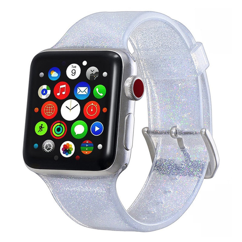 Smart Silicone Glitter Strap
