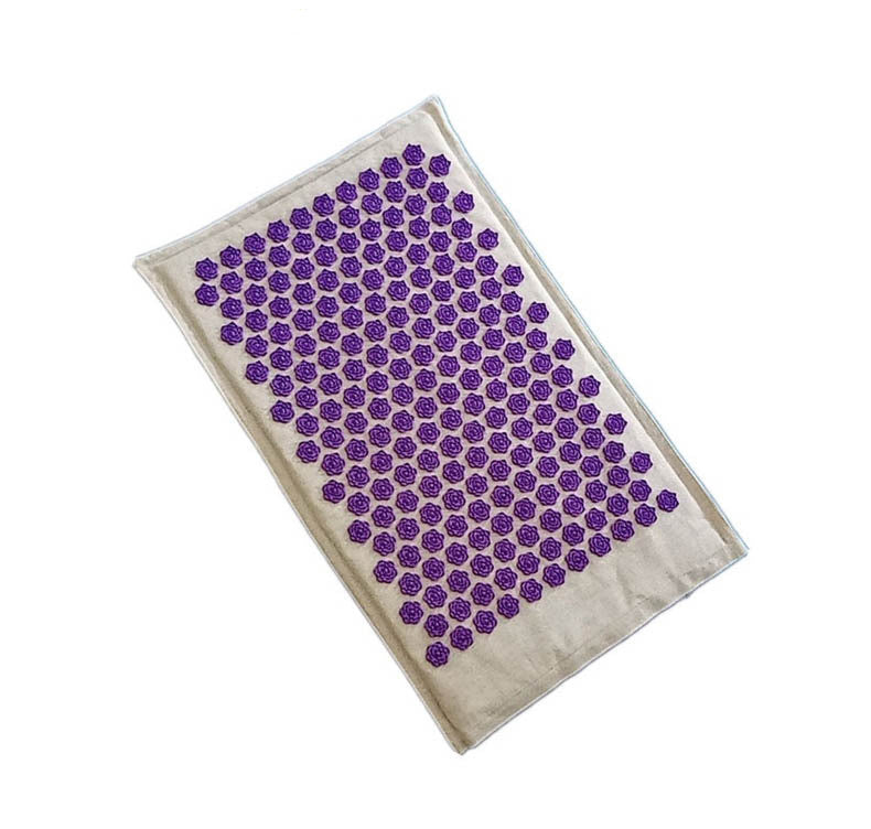 Organic Linen Lotus Needle Punched Cushion, Cushion Plus Pillow