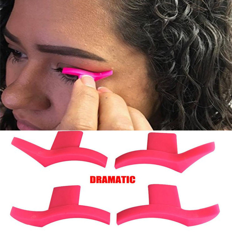 Professional 1Pair Eyeliner Stamp Template Stencil Models Makeup New Wing Style Easy To Makeup Eye Wing