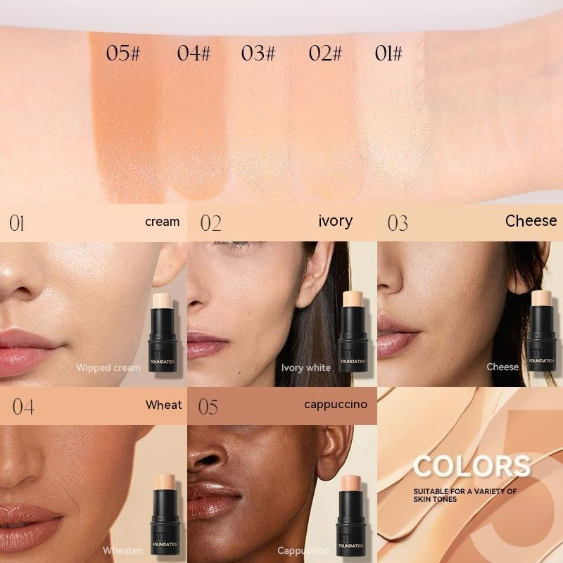 Oil Control Natural Isolation Concealer Moisturizing And Long-lasting Liquid Foundation
