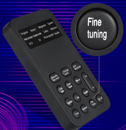 Mini voice changer sound card