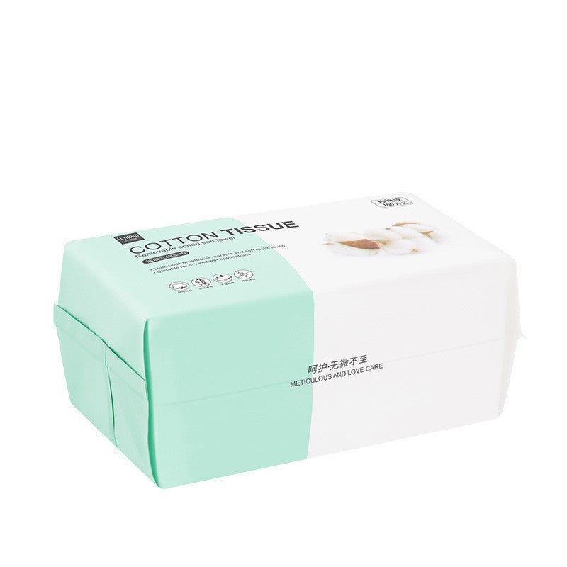 Se Nana disposable facial cleansing towel 100 pumping removable makeup remover cleansing wet and dry clean and breathable cotton pad