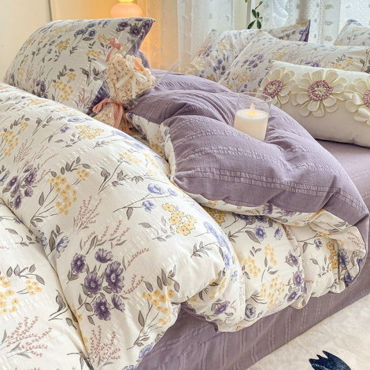 Maternal And Child Grade Washed Jacquard Yarn Cotton Mattress Cover