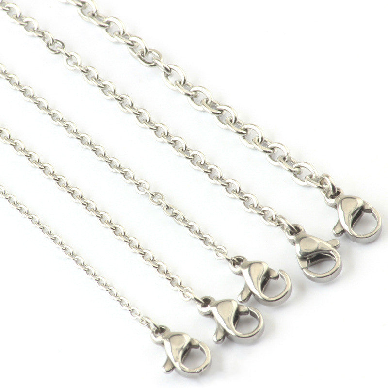 Stainless steel O-chain jewelry chain