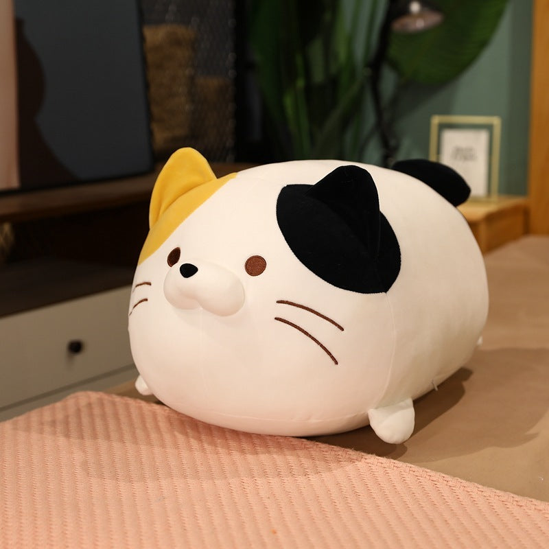 Japanese Dumpling Cat Plush Toy Doll Cute Fat Fat House Cat Big Pillow Bed Hug Doll Wholesale