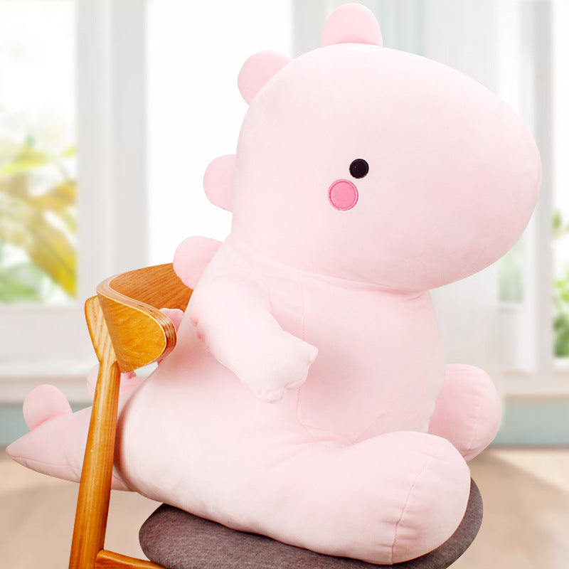 Dinosaur Plush Toy Girl Heart Pillow Doll