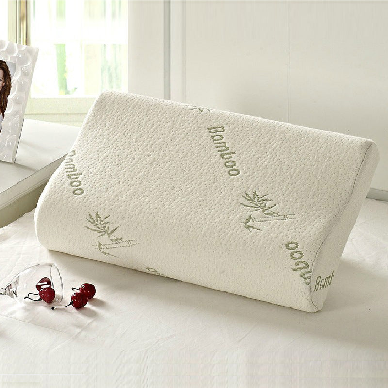 Memory Pillow Bamboo Fiber Slow Rebound  Neck Pillow