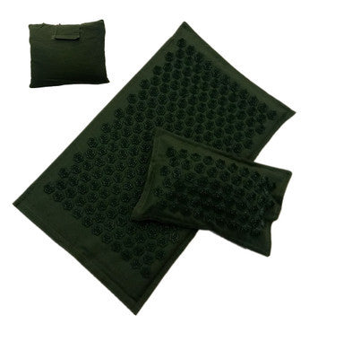 Organic Linen Lotus Needle Punched Cushion, Cushion Plus Pillow