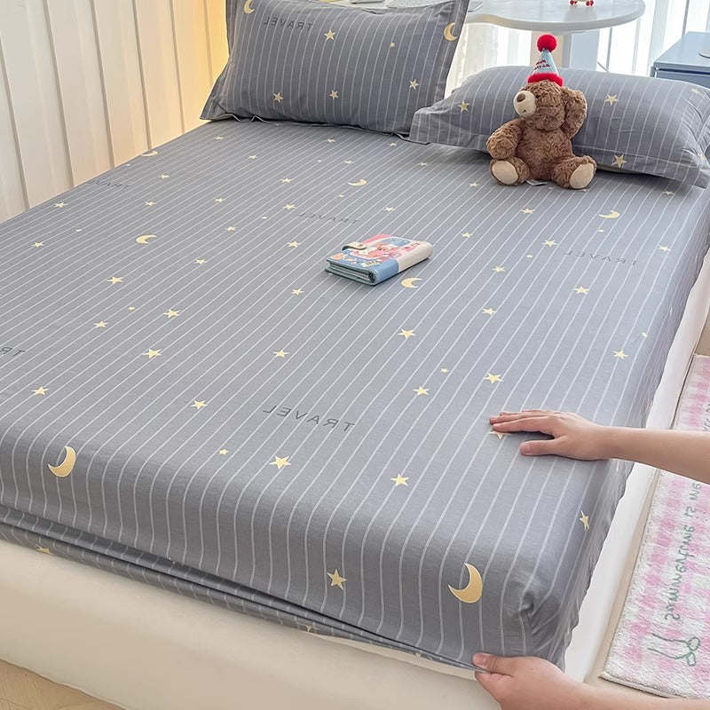Cartoon Pure Cotton Fitted Sheet One-piece