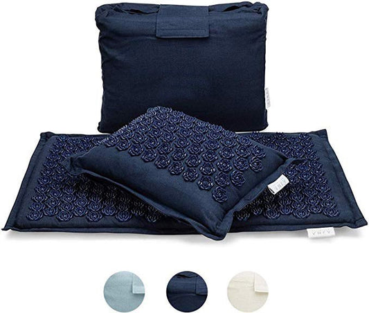 Organic Linen Lotus Needle Punched Cushion, Cushion Plus Pillow
