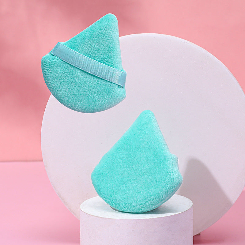 Puff Suede Dry Powder Puff Fan Loose Powder Puff Makeup Sponge