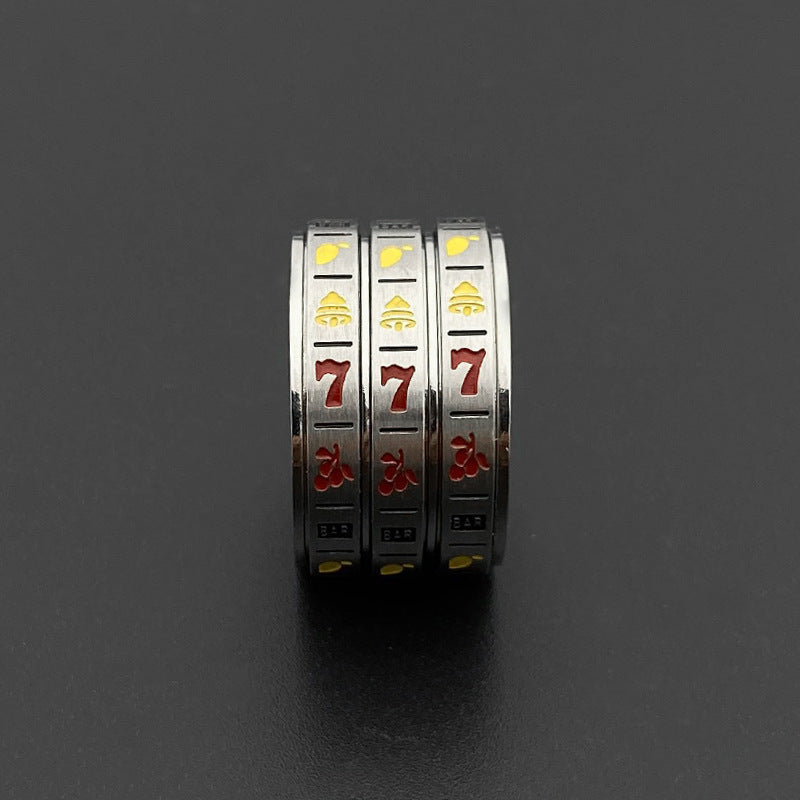 Stainless personality fashion ring jewelry