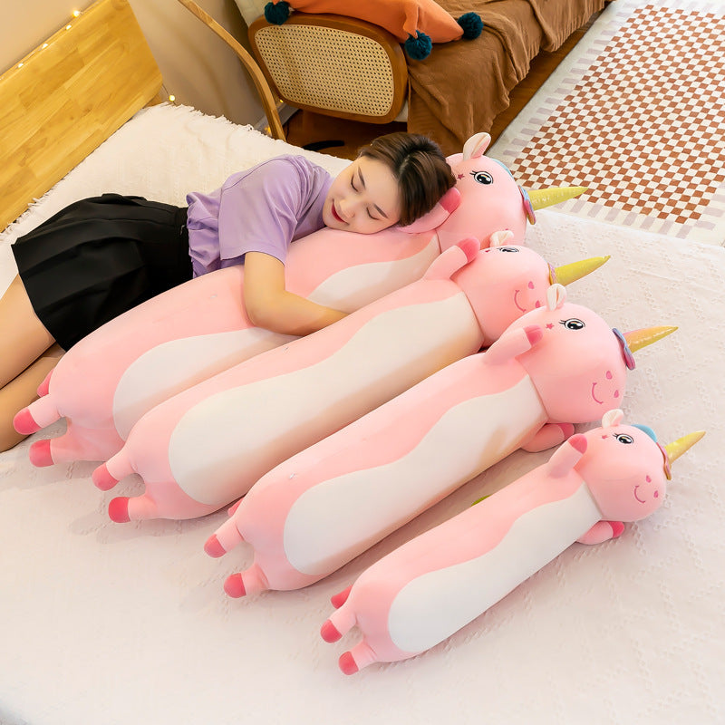 Girls Bed Doll Long Strip Sleeping Pillow Removable And Washable Children's Plush Toy
