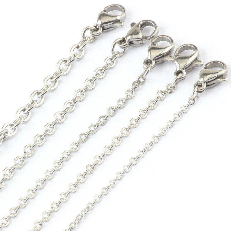 Stainless steel O-chain jewelry chain
