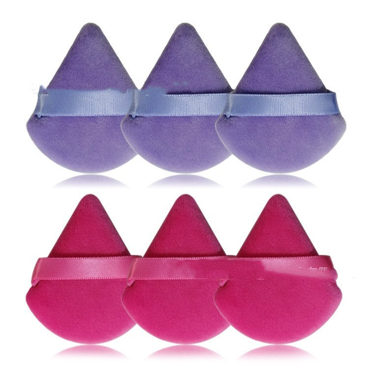 Puff Suede Dry Powder Puff Fan Loose Powder Puff Makeup Sponge
