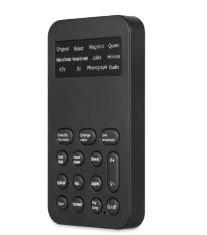 Mini voice changer sound card