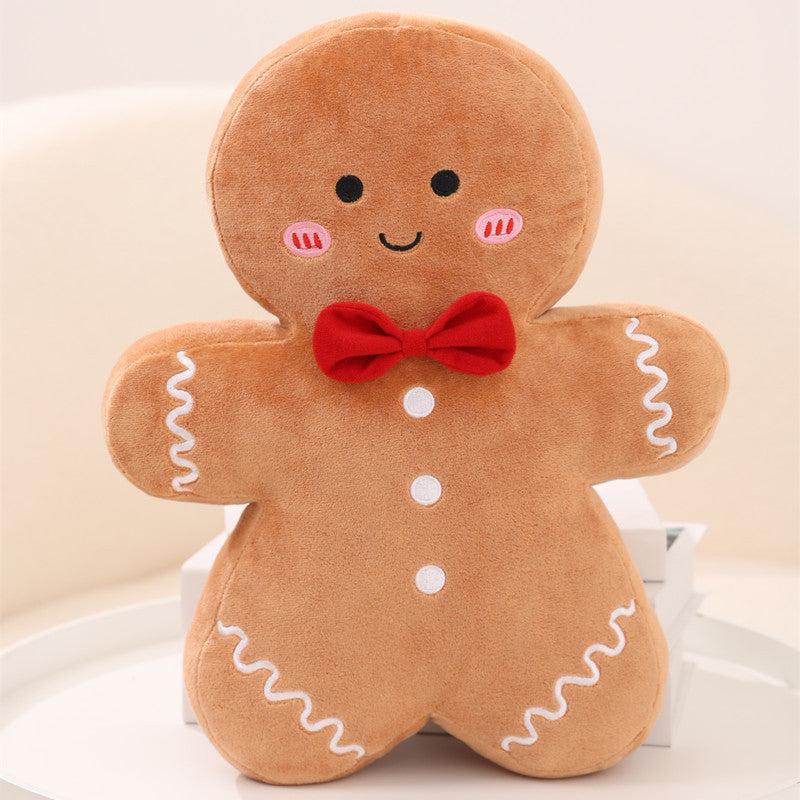 Christmas Gingerbread Man Pillow Christmas Tree Cushion