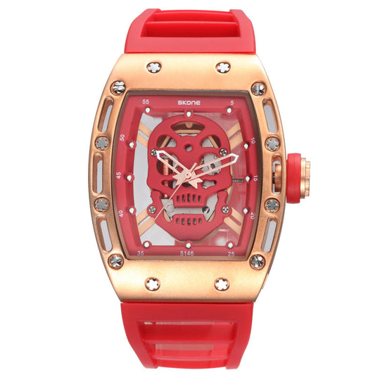 Waterproof sports quartz watch