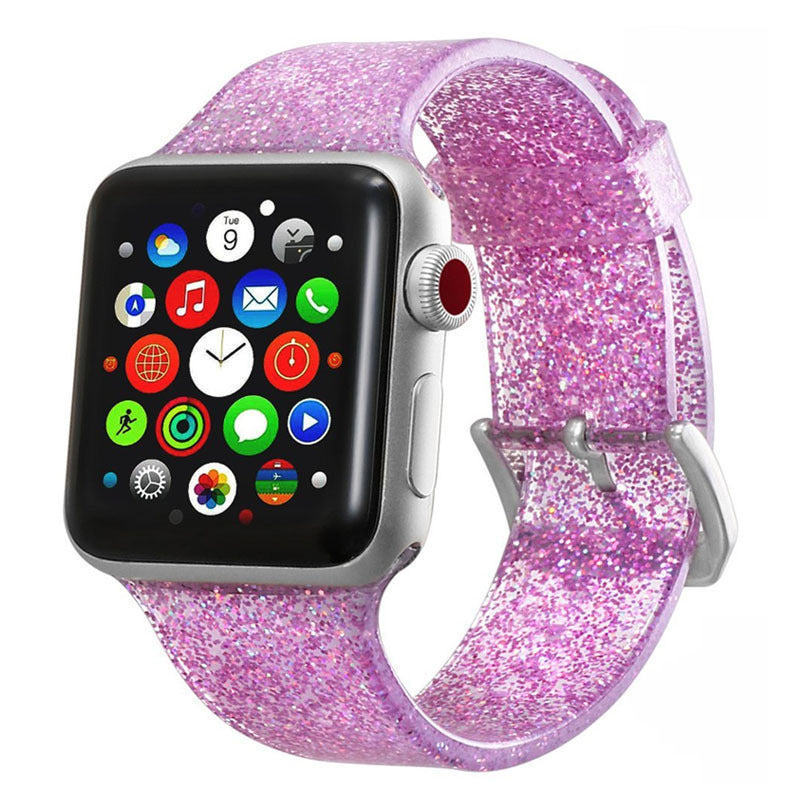 Smart Silicone Glitter Strap