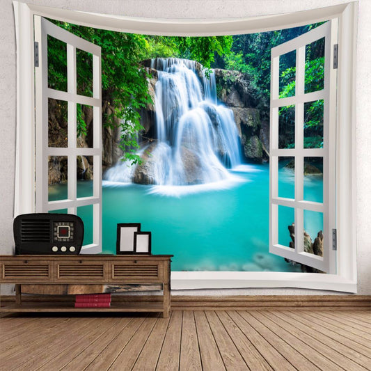 Blue Starfish Digital Printing Tapestry Wall Decoration