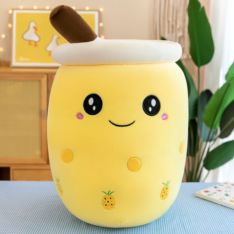 Fruit Milk Tea Cup Pillow Plush