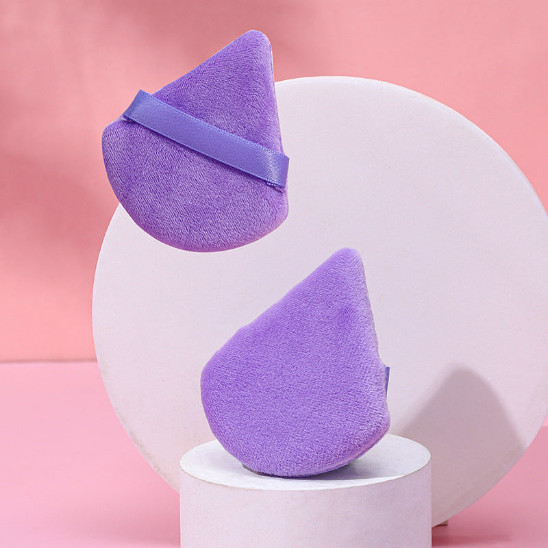 Puff Suede Dry Powder Puff Fan Loose Powder Puff Makeup Sponge