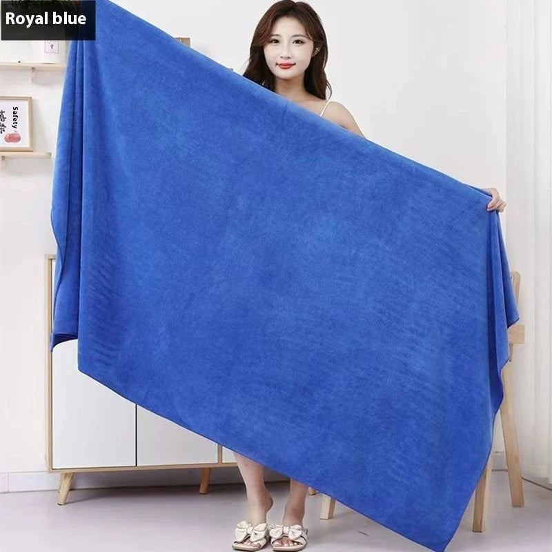 Beauty Salon Bath Towels Bed Towel Massage Pedicure Bed Sheet Hotel Bath Towel Water-absorbing Quick-drying Sweat Steaming Household Large Bath Towel