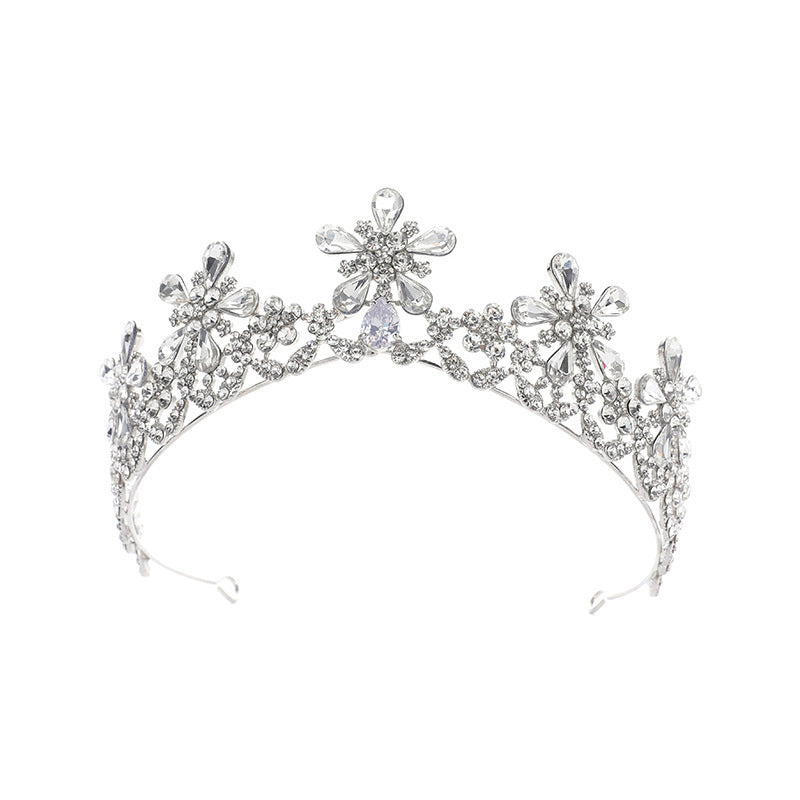 Zircon Crown Hair Accessories Bridal Wedding Makeup
