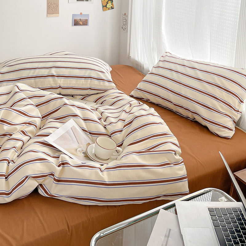Korean Ins Modern Minimalist Duvet Cover Three Or Four Piece Suit