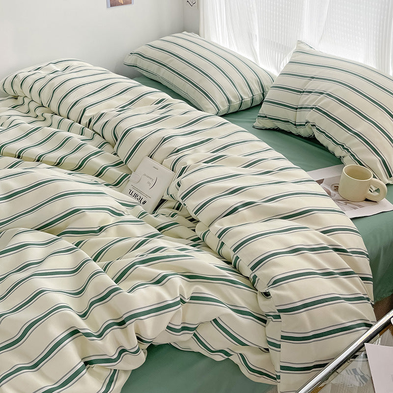 Korean Ins Modern Minimalist Duvet Cover Three Or Four Piece Suit