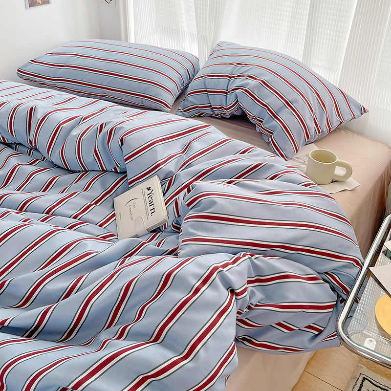 Korean Ins Modern Minimalist Duvet Cover Three Or Four Piece Suit