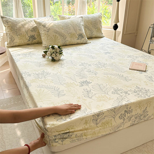Pure Cotton Crash Fitted Sheet Thickened