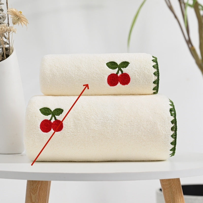 Pineapple Avocado Covers Towels Coral Velvet Soft Absorbent Couple