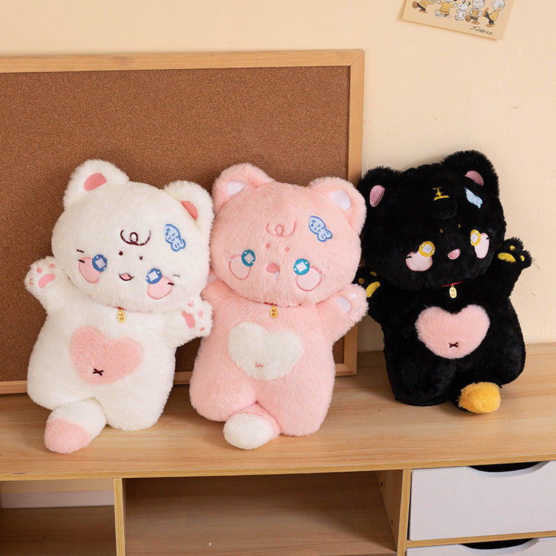 Cute Fortune Cat Doll Children's Pillow Plush Toy