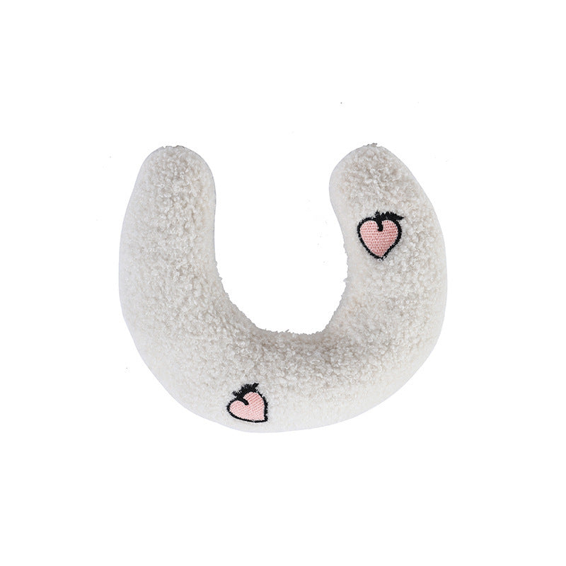 Pet Dog Cat Protect Cervical Spine Deep Sleep U-shape Pillow