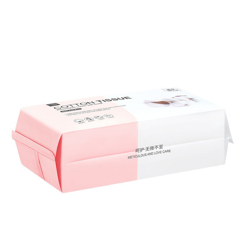 Se Nana disposable facial cleansing towel 100 pumping removable makeup remover cleansing wet and dry clean and breathable cotton pad