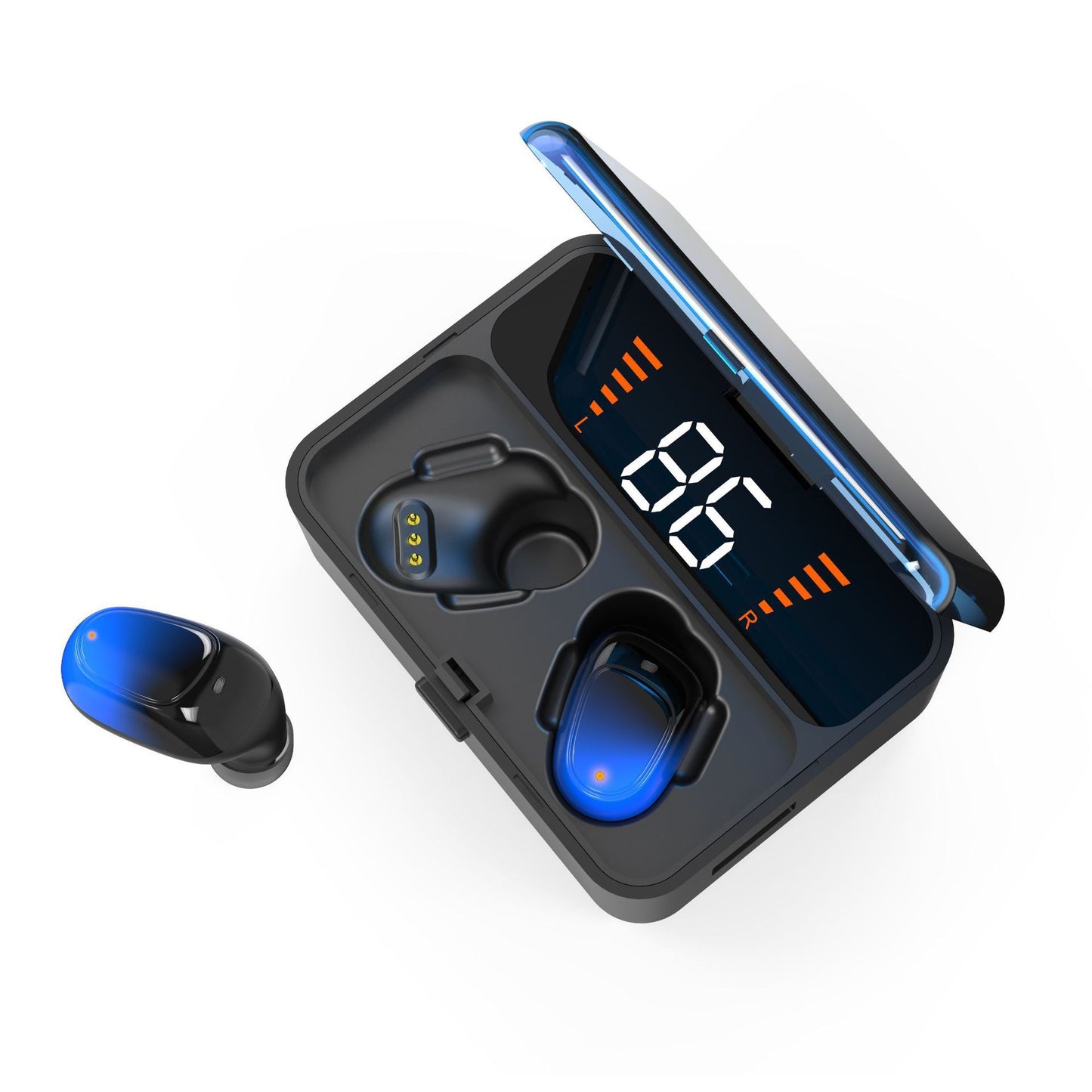 Wireless  headset digital display gradient color