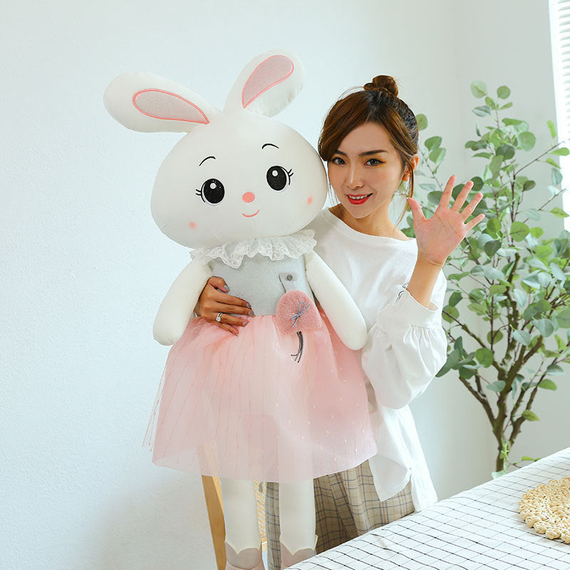 Cute Rabbit Plush Toy Doll Birthday Gift Sleeping Pillow