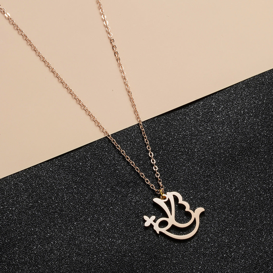 CXWIND PEACE Arabic Letter Jewelry Pendant For Women