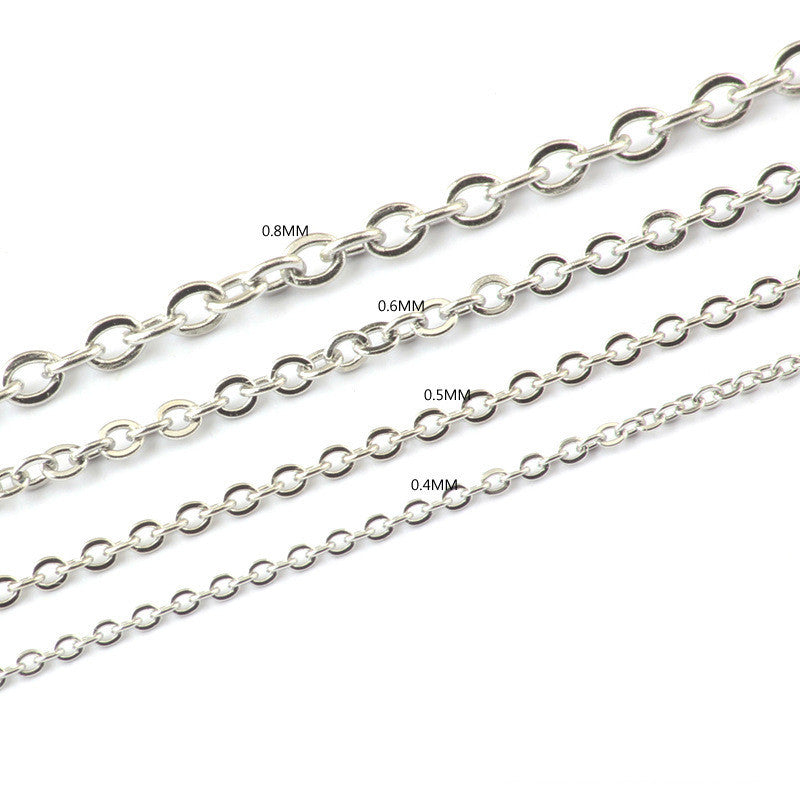 Stainless steel O-chain jewelry chain