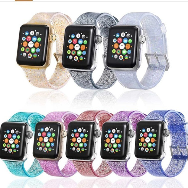 Smart Silicone Glitter Strap