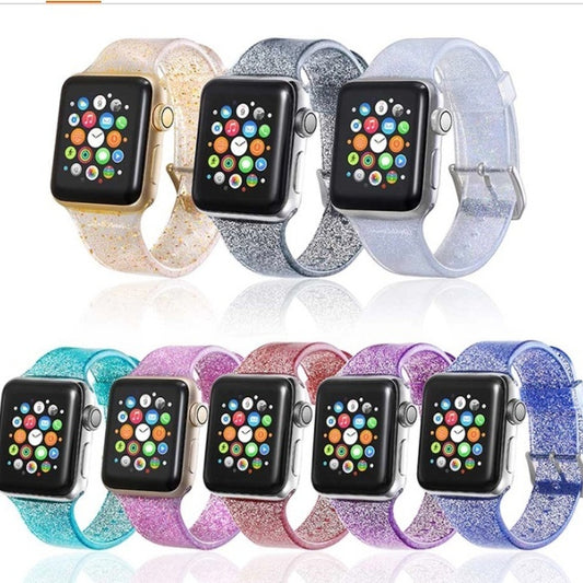 Smart Silicone Glitter Strap
