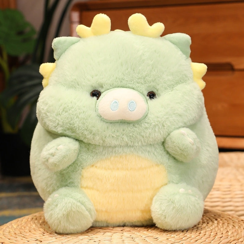 Cute Dragon Pig Doll Plush Toy Sleeping Pillow